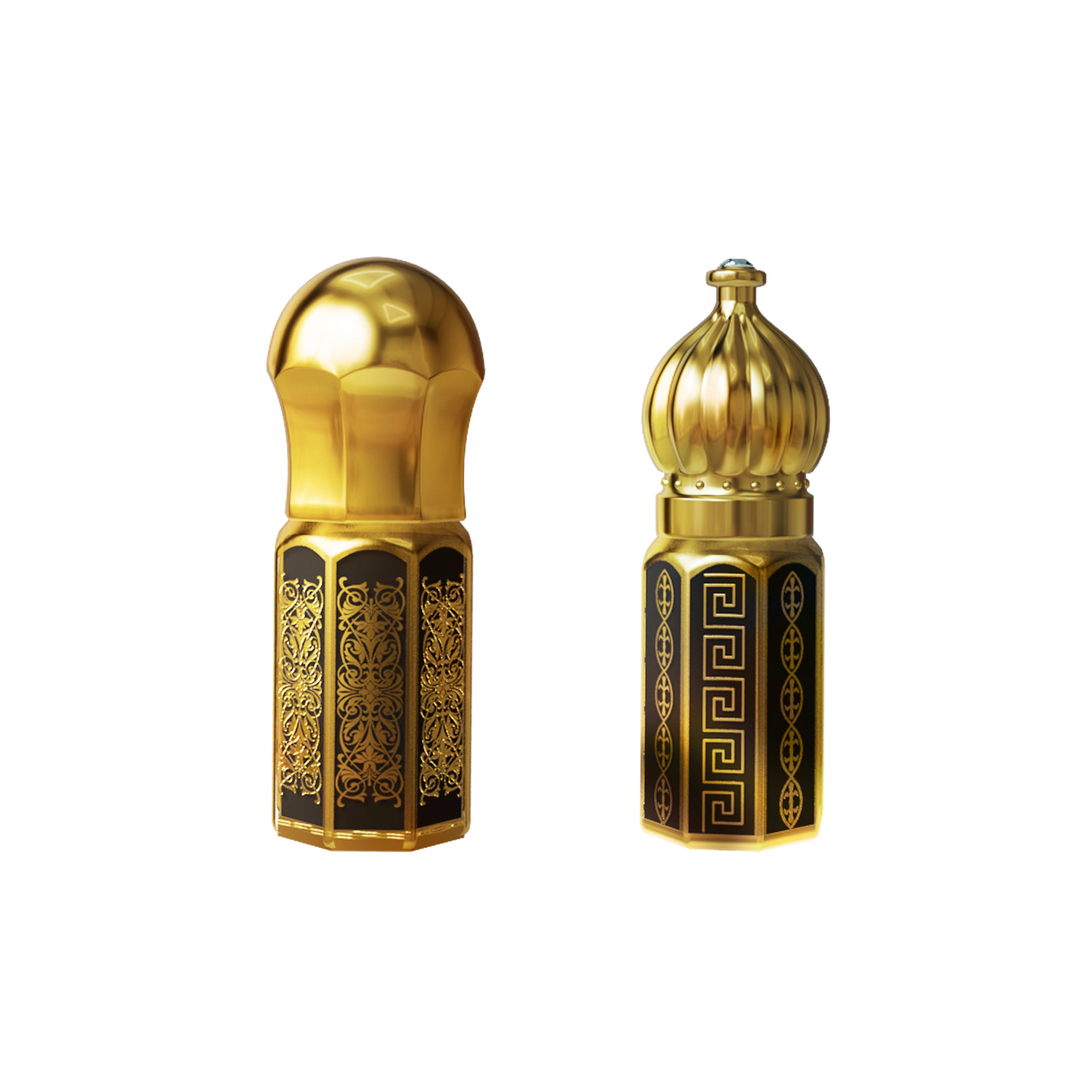 Ubqari Twin Ittar Set – Khus & Fawakeh Fruity | 2 Premium Non-Alcoholic Fragrances