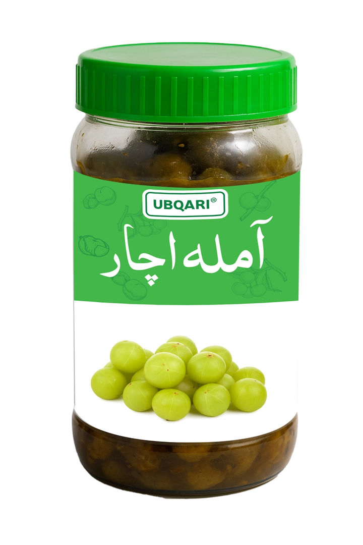 Ubqari Amla Achar 450 gm jar – Tangy Gooseberry Pickle