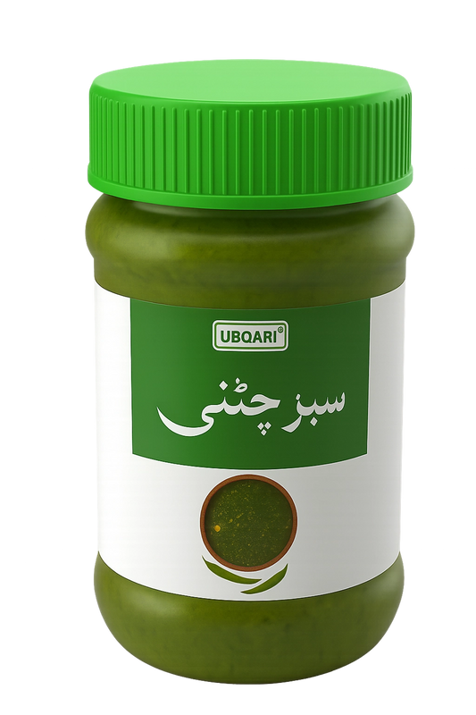 Ubqari Sabz Chutney - 400g | Fresh Green Chutney with Natural Ingredients