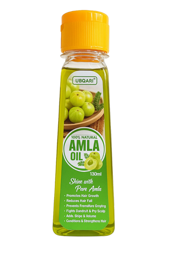 Ubqari 100% Natural Amla Oil – Shine with Pure Amla (130ml)