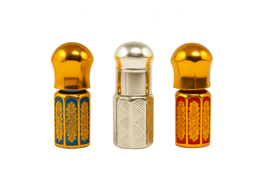 Luxury Oud Ittar Set (3x3ml) – Oud Arbi, White Oud, Khalifa Oud